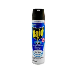 Insecticida Mata Moscas, Mosquitos y Zancudos Sin Olor Raid - Cont.233 gr